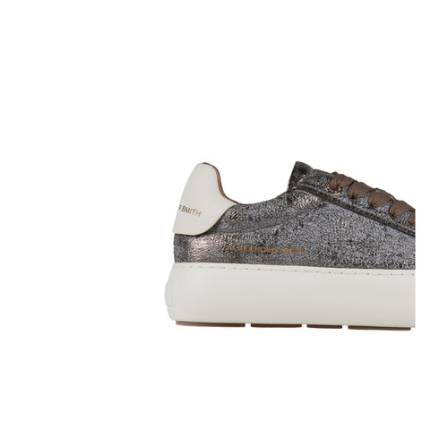 Sneakers Donna Soho, in pelle cracklè laminato, con suola platform